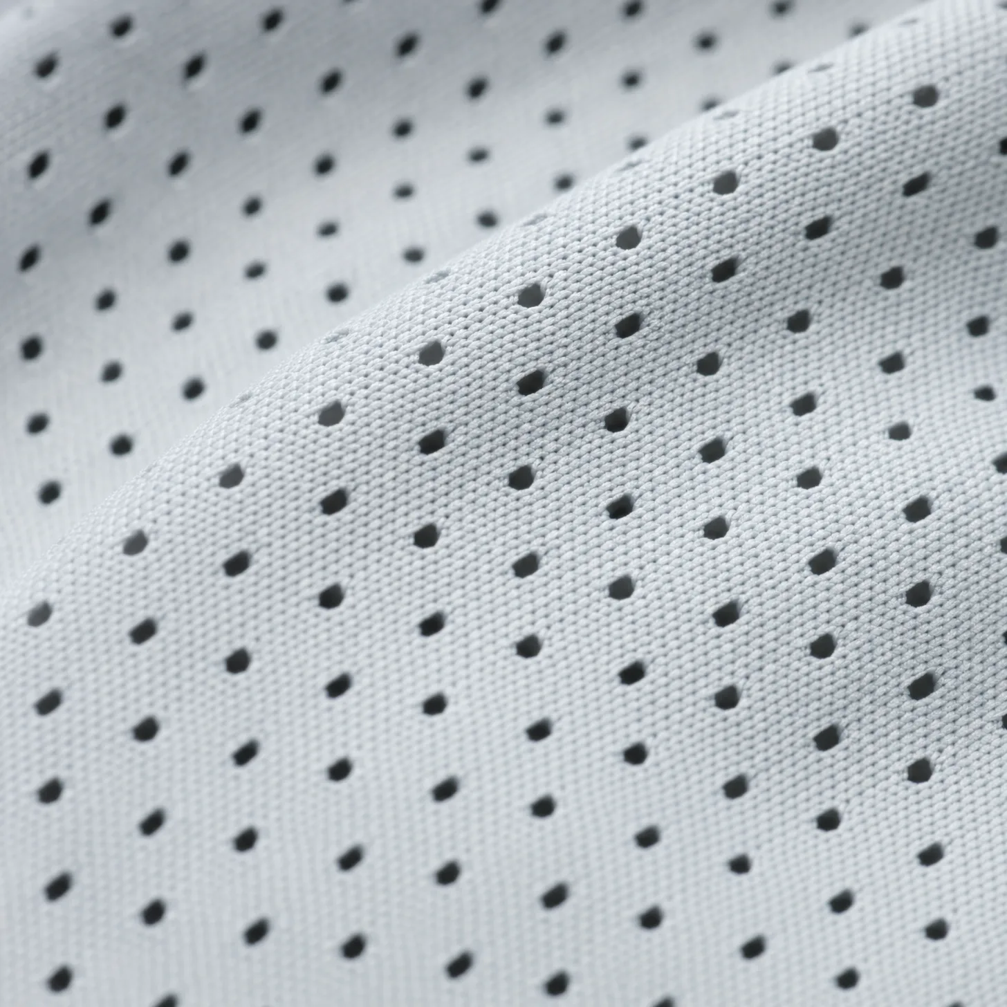 Close-up van het ademende mesh van de zijgeleiders