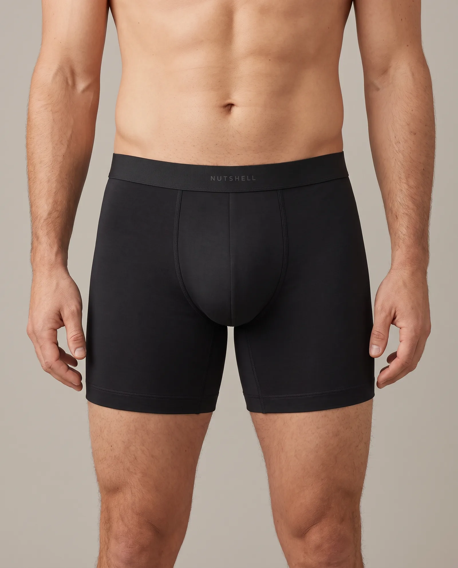 De boxershort gedragen, van voren